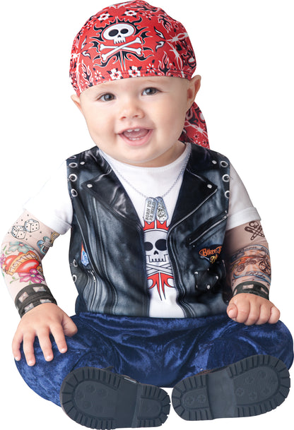 Baby Boy's Born To Be Wild Biker Costume