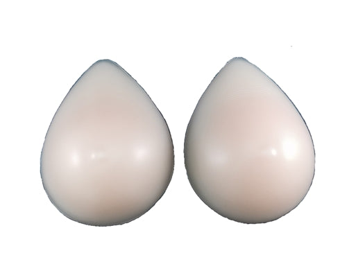Envy Body Shop Concave Beige Tear Drop Swim Silicone Breast Forms