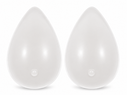 Envy Body Shop Concave Clear Tear Drop Swim Silicone Breast Forms