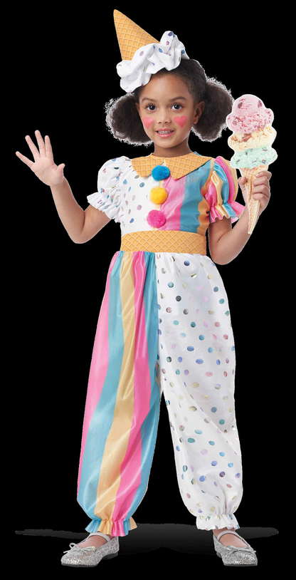 California Costumes 2022-025 Sweet Treats Clown Toddler Costume