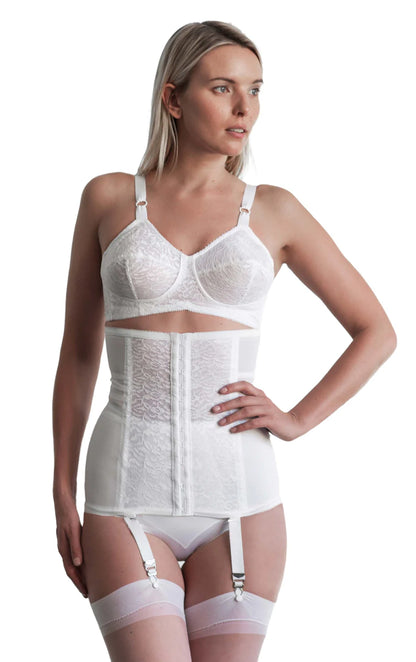21 Waist Trainer / Girdle with Garters Firm Shaping