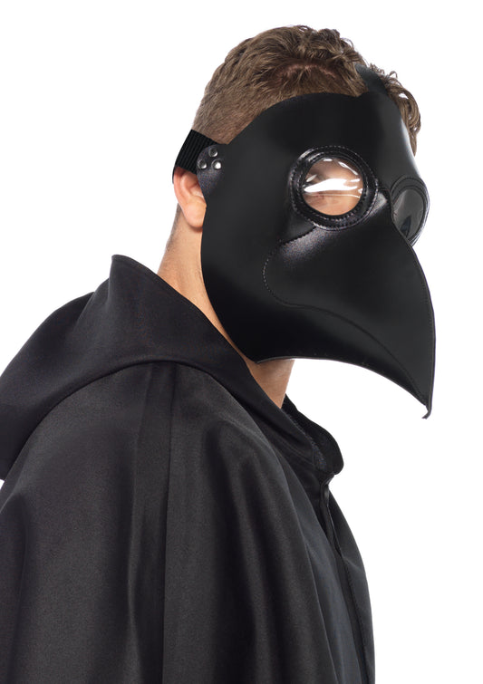 Faux Leather Plague Doc Mask