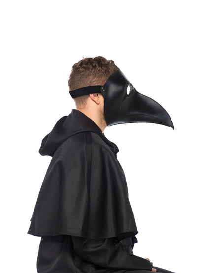 Faux Leather Plague Doc Mask