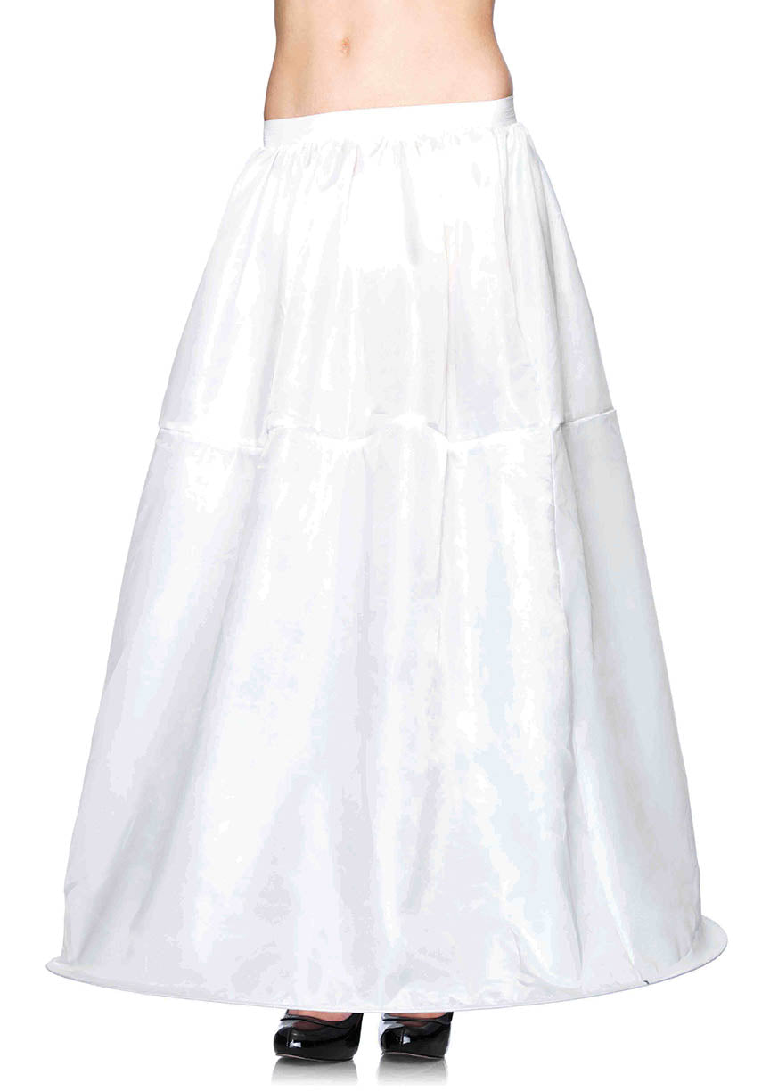 Leg Avenue Long Hoop Skirt White