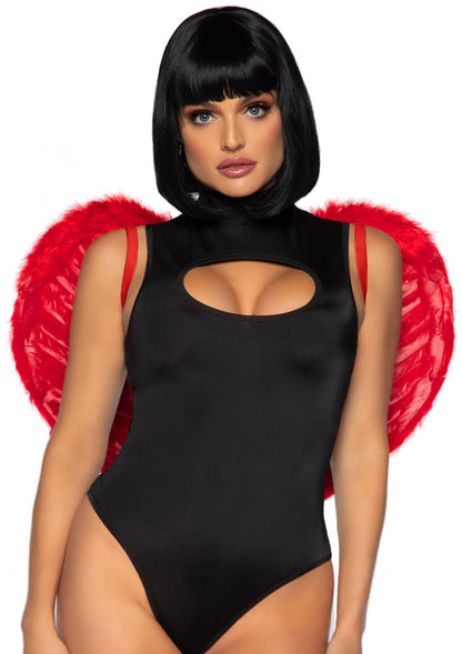 Marabou Trimmed Feather Wings