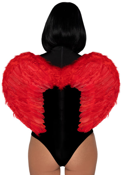 Marabou Trimmed Feather Wings