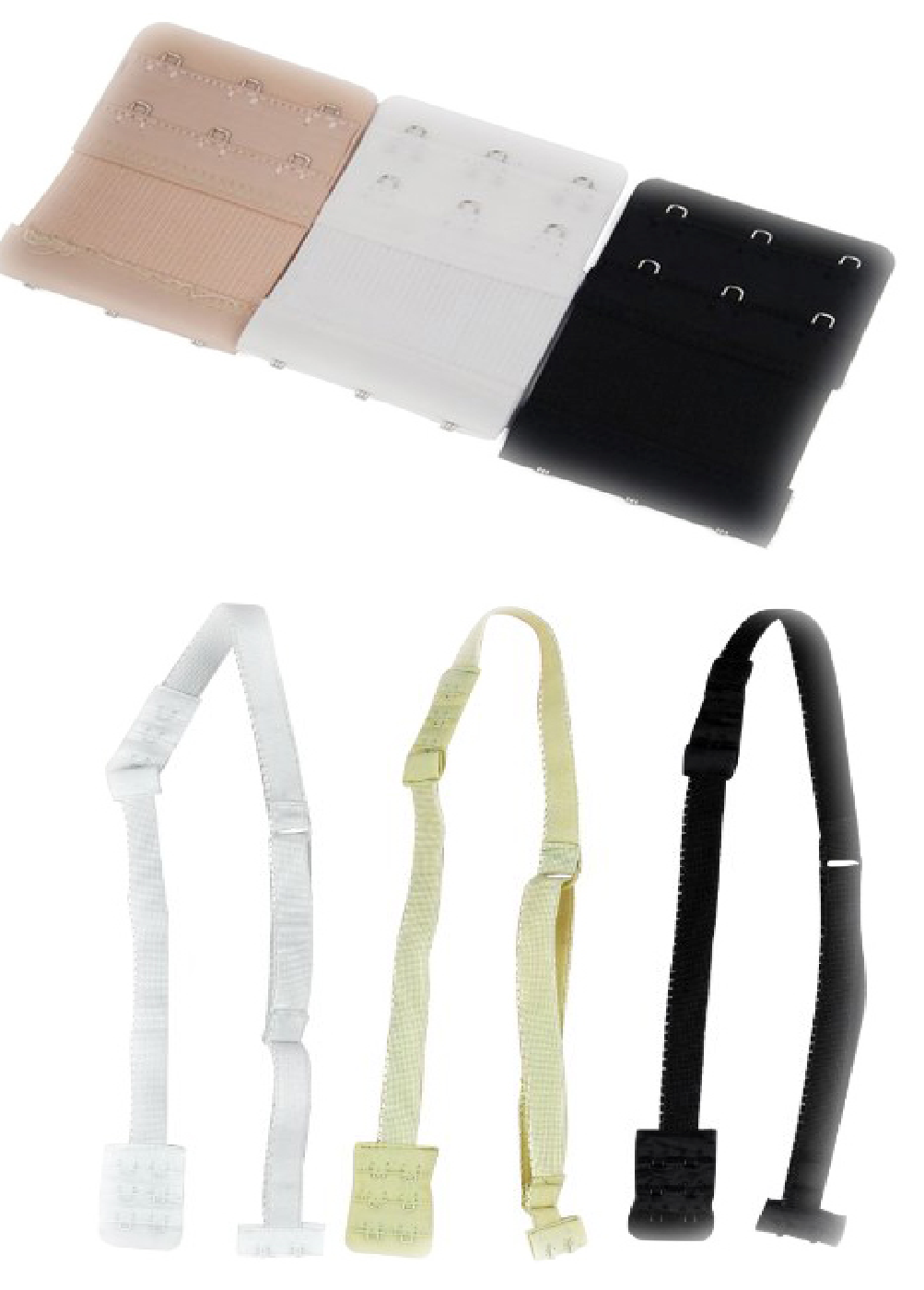 Bundle Deal Bra Band Extender,Low Back Backless Converter Pack of 6