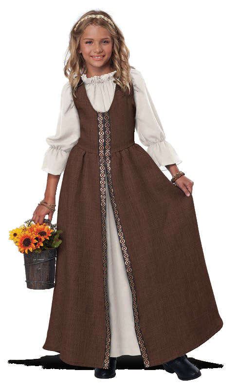 California Costumes Renaissance Faire Dress Child Costume