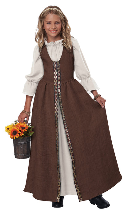 California Costumes Renaissance Faire Dress Child Costume