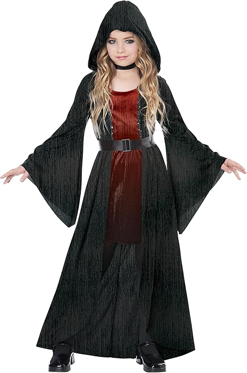 California Costumes Girl's Hooded Vampire Dress Costume