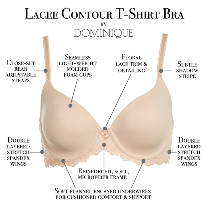 3501 Lacee Everyday Lace Contour T-Shirt Bra
