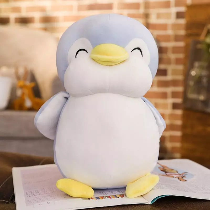 Pacifier Stuffie Animal Plush Kiss The Penguin Pacifier Holder