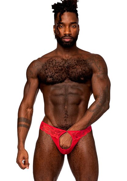 409280 Open Ring Thong