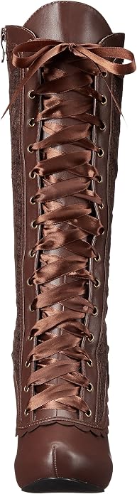 Ellie Shoes 414-MARY 4" Heel Boots, Brown, 8 (Used)