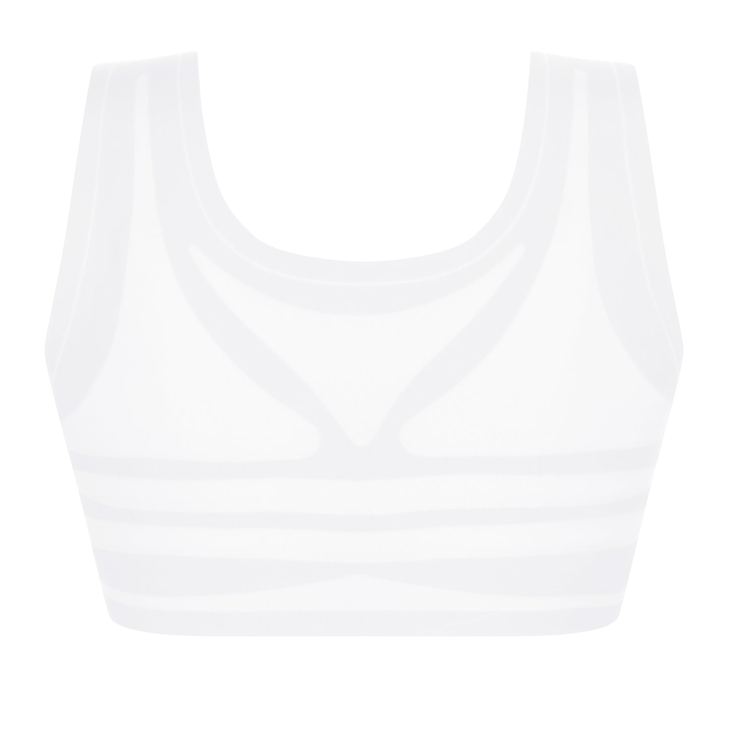 Amoena Lymph Flow Wire Free Front Closure Compression Bra, White (No Box)