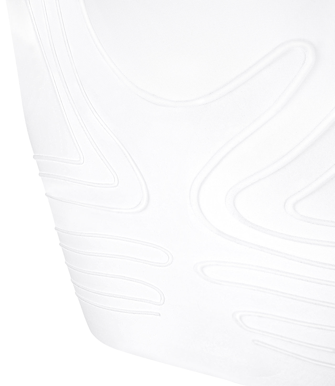 Amoena Lymph Flow Wire Free Front Closure Compression Bra, White (No Box)