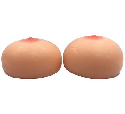 ENVY BODY SHOP Rounder Fuller Concave Back Tear Drop Silicone Breast Forms