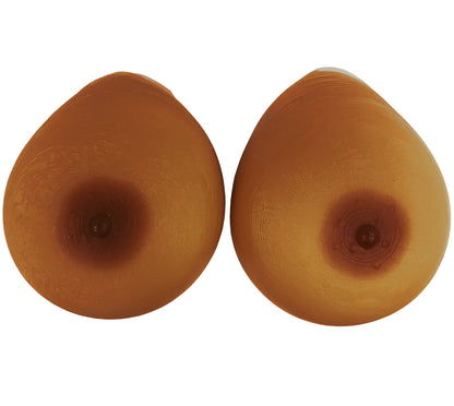 ENVY BODY SHOP Rounder Fuller Concave Back Tear Drop Silicone Breast Forms