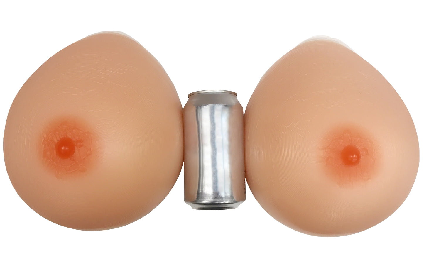Single Big Jugs Rounder Fuller Concave Back Tear Drop Silicone Breast Forms, 11XL