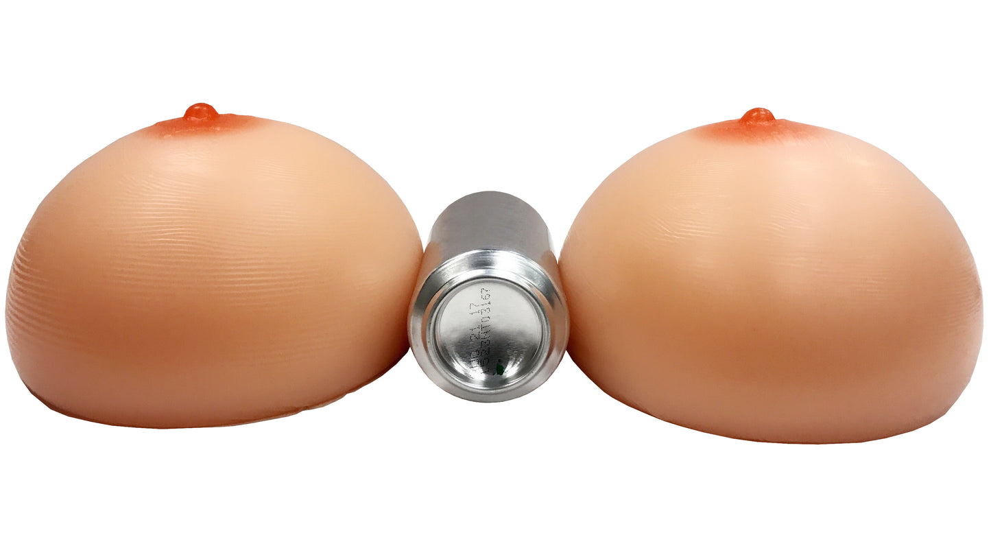 Big Jugs Rounder Fuller Concave Back Tear Drop Silicone Breast Forms