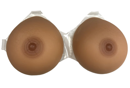 ENVY BODY SHOP Strap On Rounder Fuller Concave Back Tear Drop Silicone Breast Forms