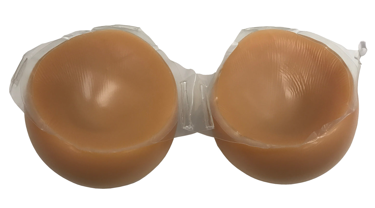 ENVY BODY SHOP Strap On Rounder Fuller Concave Back Tear Drop Silicone Breast Forms