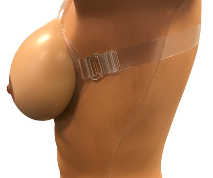 ENVY BODY SHOP Strap On Rounder Fuller Concave Back Tear Drop Silicone Breast Forms