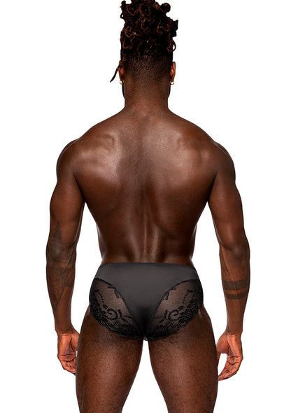 492280 Bikini Solid Pouch - Back View