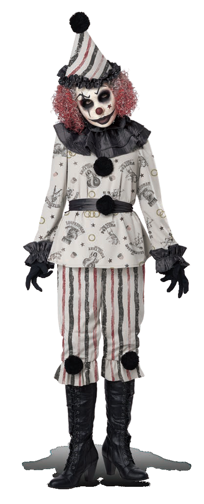 California Costumes Vintage Creeper Clown Adult Costume