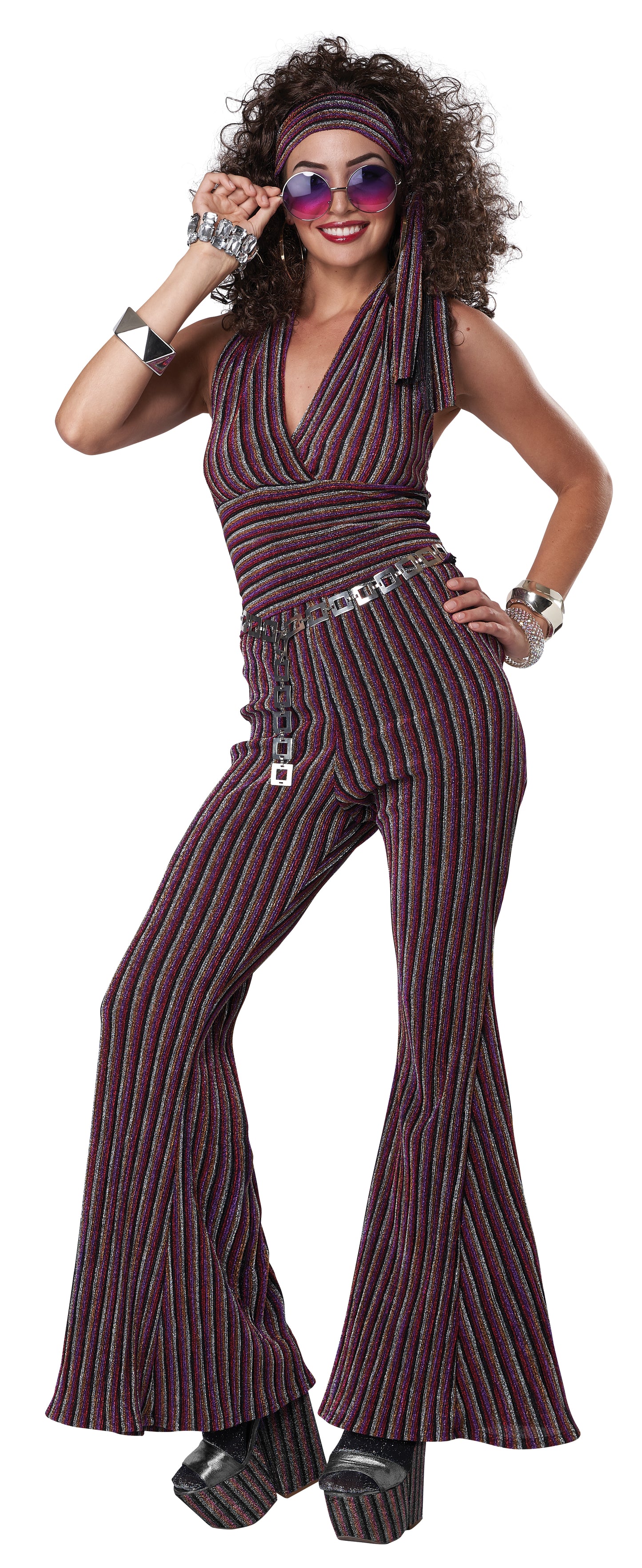California Costumes 70's Halter Pant Set Adult Costume