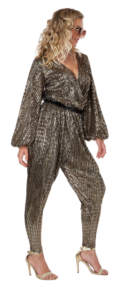 California Costumes Gold Disco Queen Adult Costume