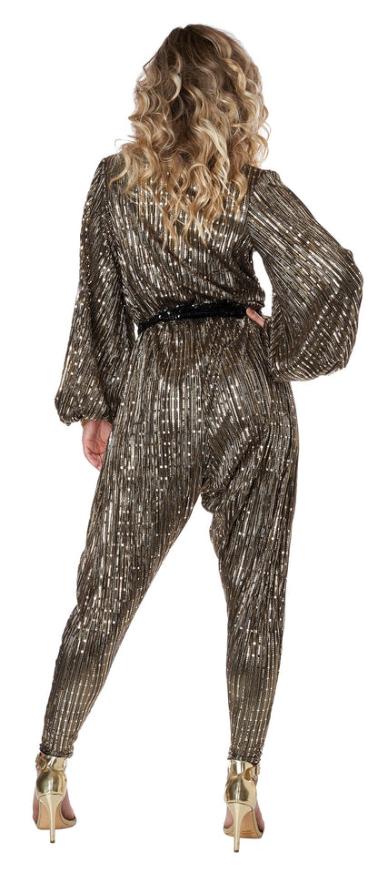 California Costumes Gold Disco Queen Adult Costume