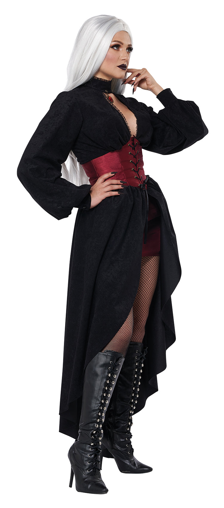 California Costumes Vampire Corset Coat Adult Costume