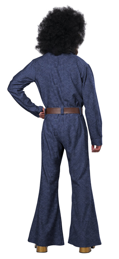 California Costumes 70's Denim Jumpsuit Adult Costume