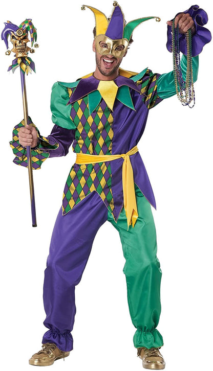 California Costumes DELUXE MARDI GRAS JESTER