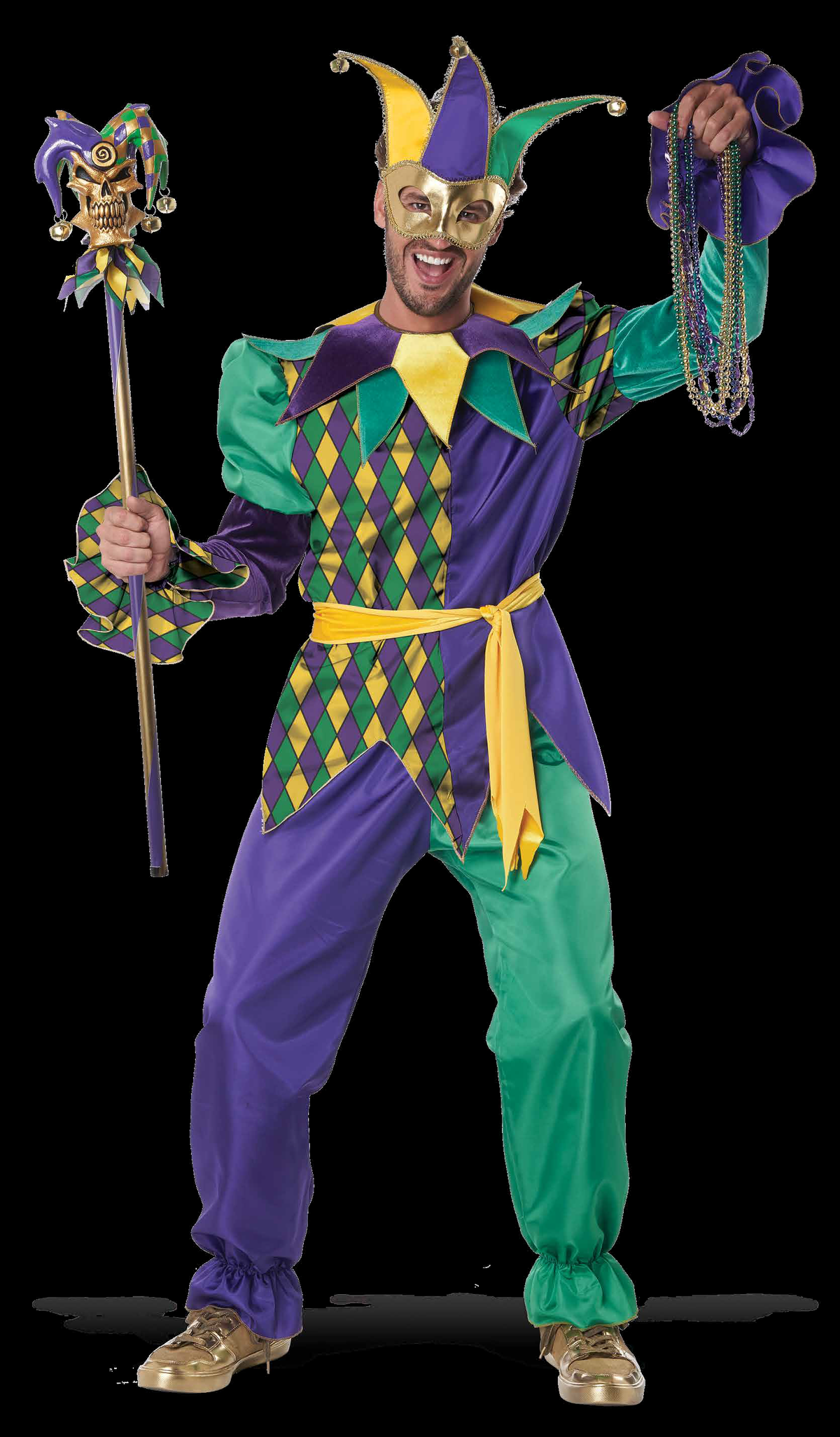 California Costumes DELUXE MARDI GRAS JESTER