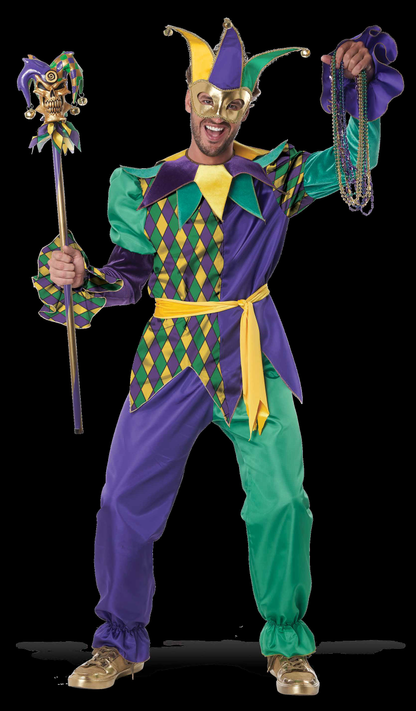 California Costumes DELUXE MARDI GRAS JESTER