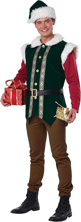California Costumes CHRISTMAS ELF SET/ADULT