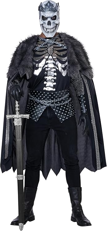 Men's Skeleton King Costume