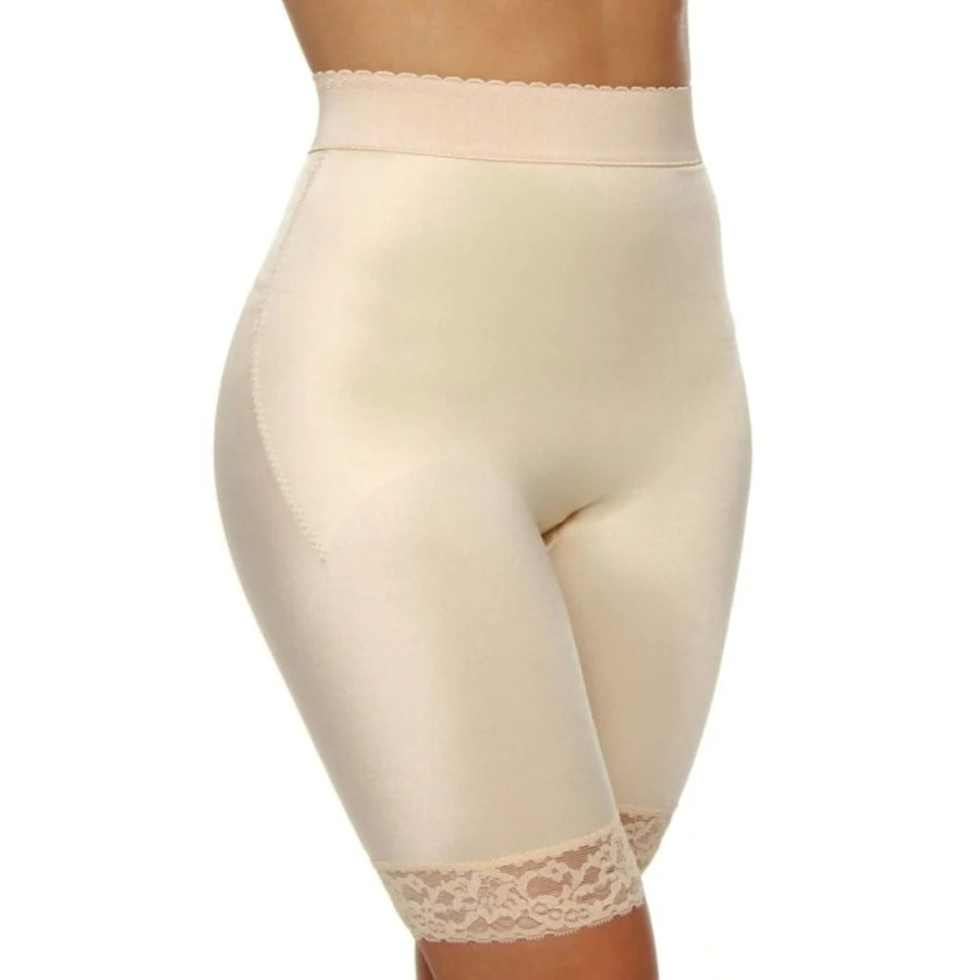 518 High Waist Light Shaping Bike Short | Satin 4-Way Stretch with Built-In Panty