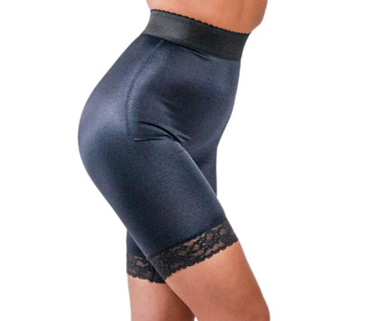 518 High Waist Light Shaping Bike Short | Satin 4-Way Stretch with Built-In Panty