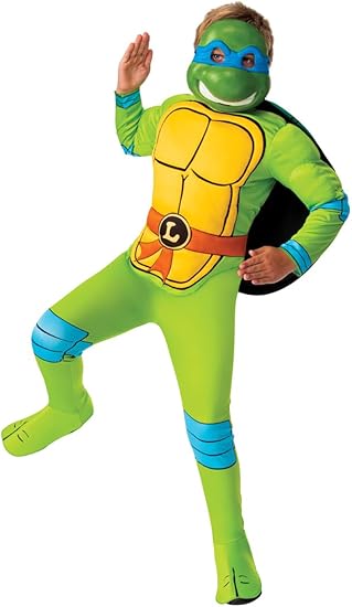 Rubies Boy's Nickelodeon Retro Classic Teenage Mutant Ninja Turtles Leonardo Costume for Themed Parties and Halloween