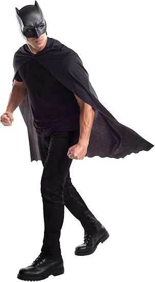 Rubies Costume Co. Men's Batman V Superman: Dawn of Justice Batman Cape with Mask