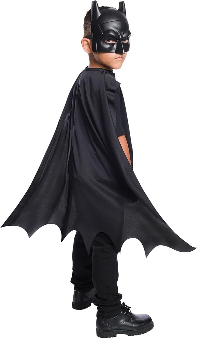 Rubies DC Comics Superheroes: Batman Cape and Mask Set for Kids, Boy's No Size