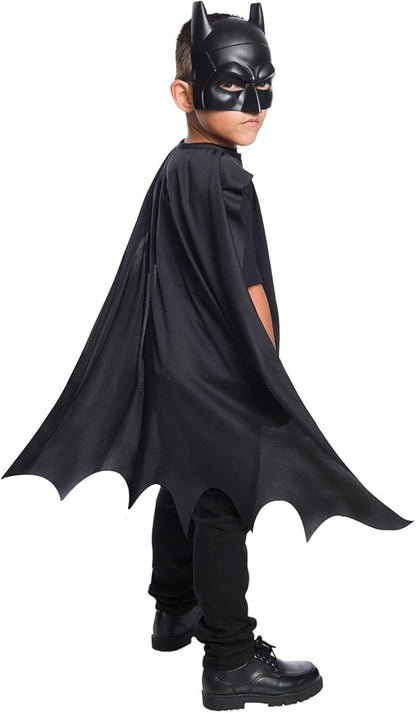 Rubies DC Comics Superheroes: Batman Cape and Mask Set for Kids, Boy's No Size