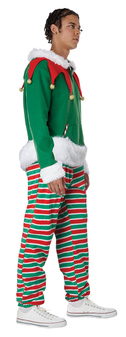 California Costumes Elf Fleece Jumpsuit Adult Costume