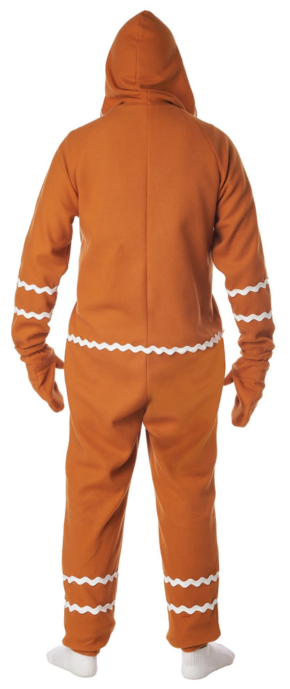 California Costumes Gingerbread Fleece Jumpsuit Adult Costume