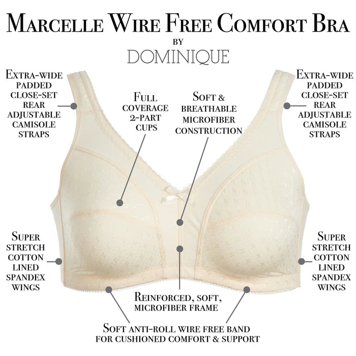 5360 Marcelle Wire Free Soft Cup Comfort Bra