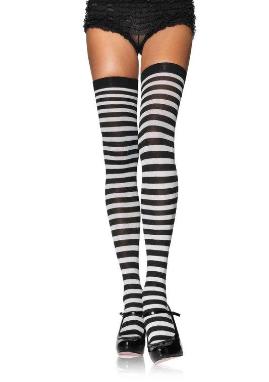 Nylon Stocking with Stripe