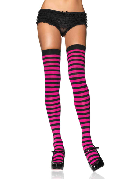 Nylon Stocking with Stripe